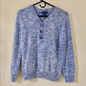 Karen Scott Petites Cable Knit Sweater